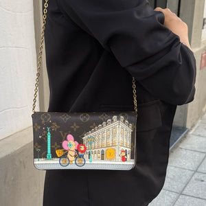 Borsa Félicie Vivienne Westwood in Paris Monogram Limited Edition Louis Vuitton