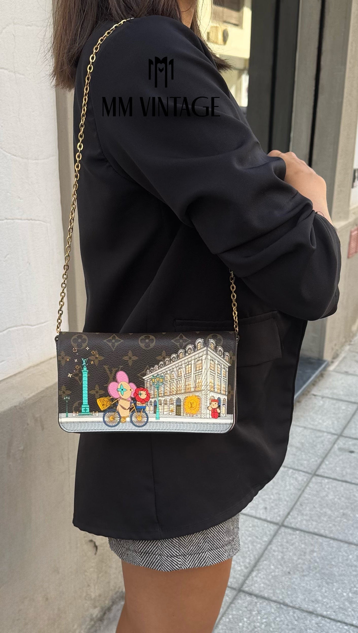 Borsa Félicie Vivienne Westwood in Paris Monogram Limited Edition Louis Vuitton