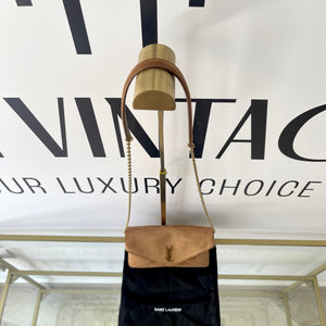 Pochette Cassandre in Suede Saint Laurent