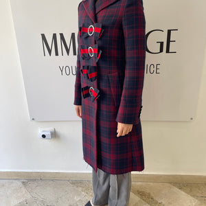Cappotto con fiocchi Web Gucci