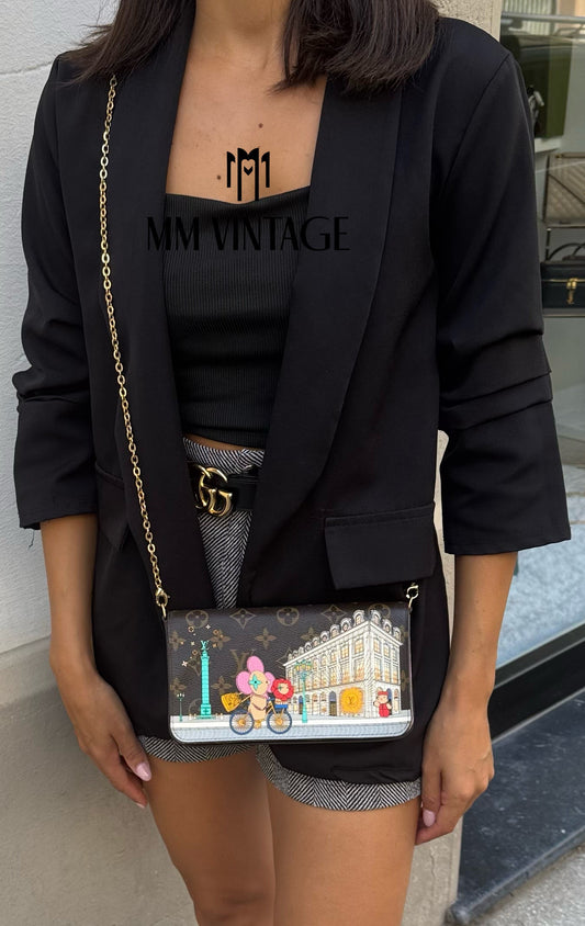 Borsa Félicie Vivienne Westwood in Paris Monogram Limited Edition Louis Vuitton