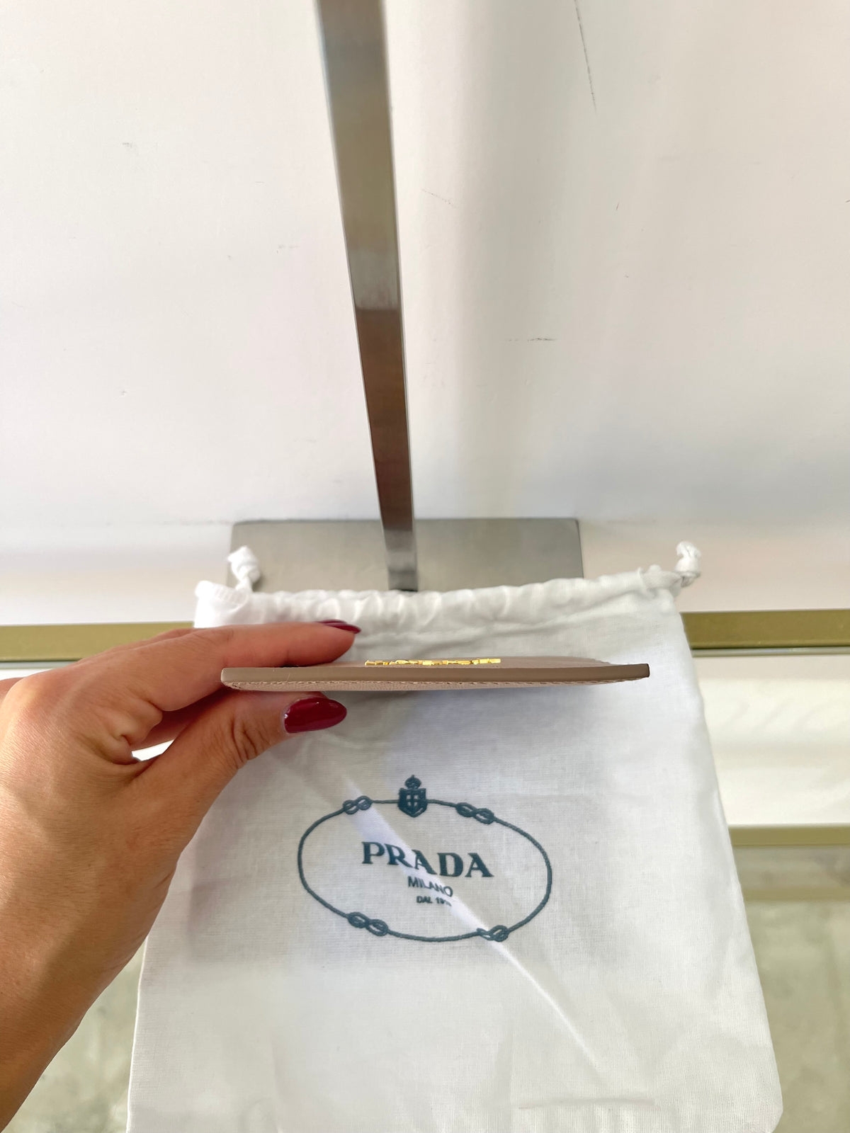 Portacarte in Saffiano Prada