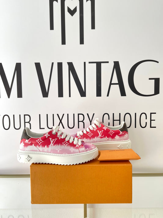 Sneaker Time Out Monogram red/pink Louis Vuitton