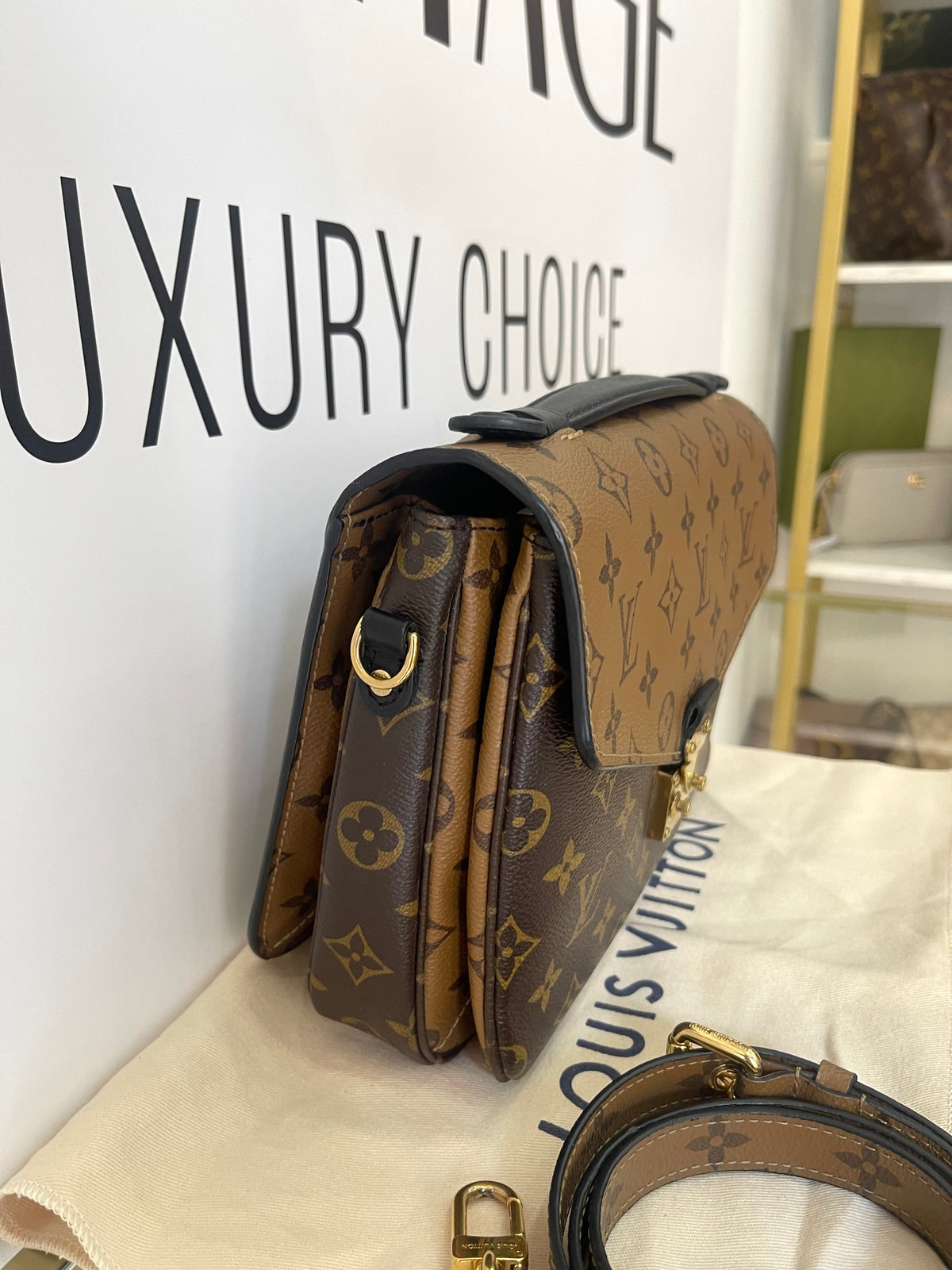 Borsa Métis Monogram Reverse Louis Vuitton