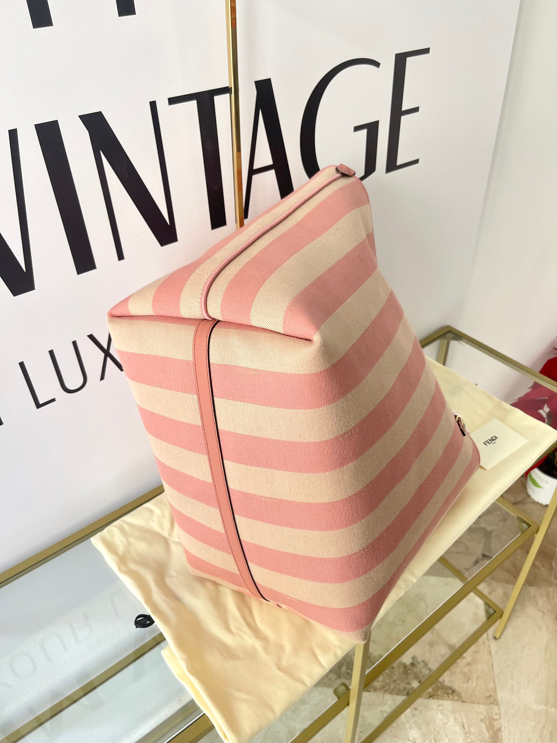 Borsa Shopping Roll Large reversibile Fendi