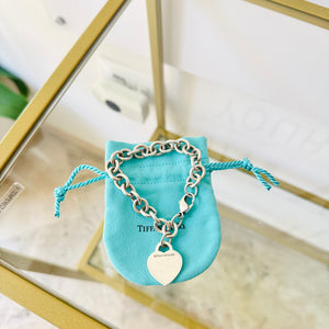 Bracciale a Maglie Cuore M Tiffany
