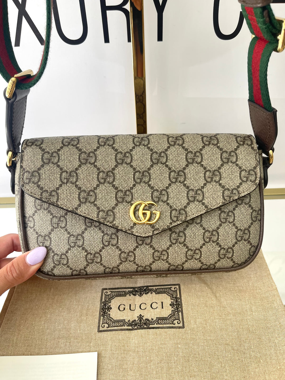 Pochette Ophidia GG Supreme Gucci