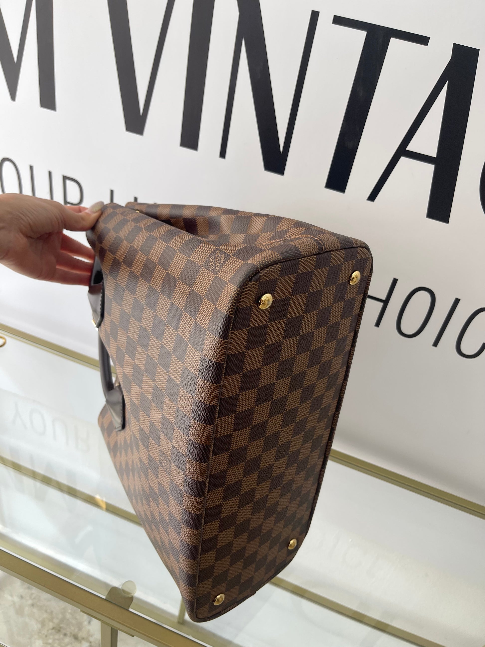 Borsa Kensington Damier Ebène Louis Vuitton