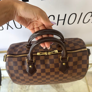 Borsa Speedy Bandoulière 30 Damier Ébène Louis Vuitton