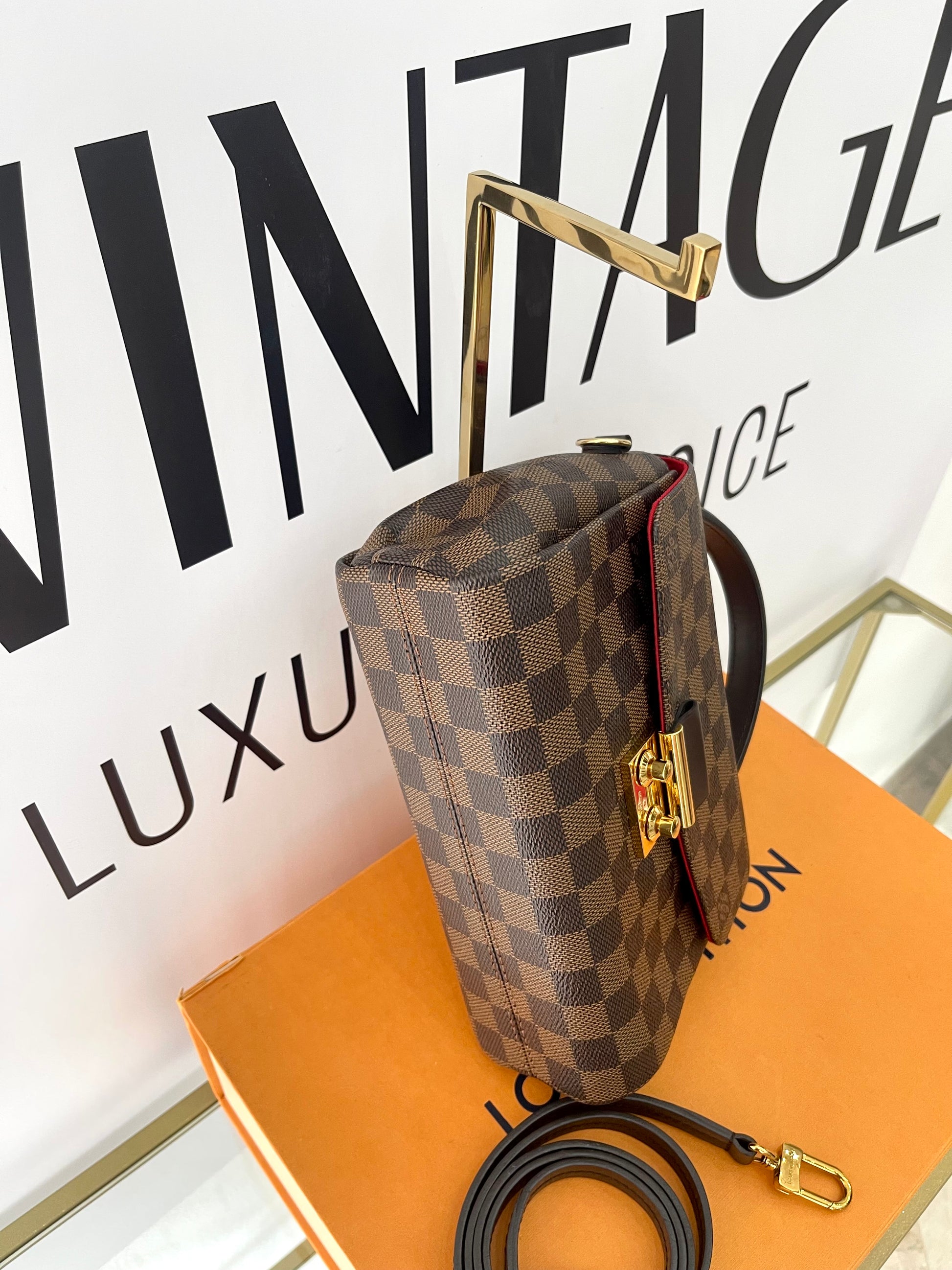 Borsa Croisette Damier Ebène Louis Vuitton