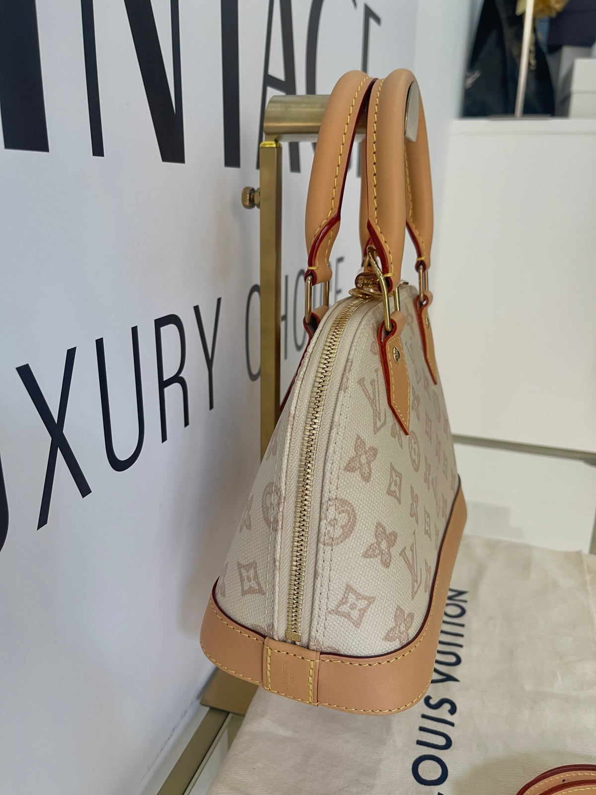 Borsa Alma BB Monogram Origine Lin Limited Edition Louis Vuitton