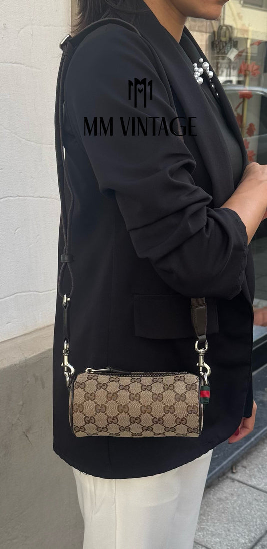 Borsa tracolla Cilindrica Mini GG Gucci