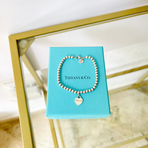 Bracciale Bead Cuore Mini Tiffany