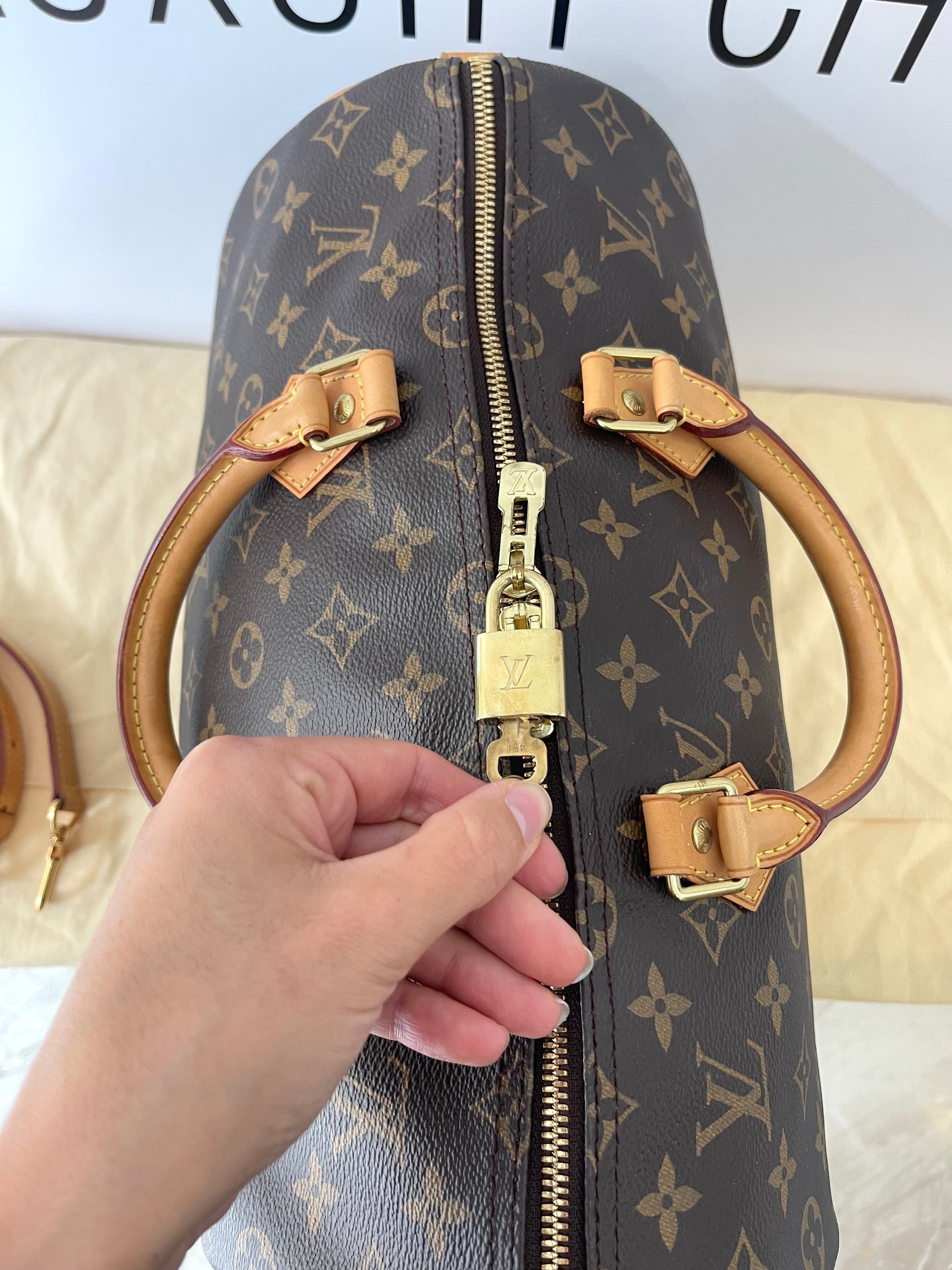 Borsa Speedy 35 Bandoulière Monogram Louis Vuitton