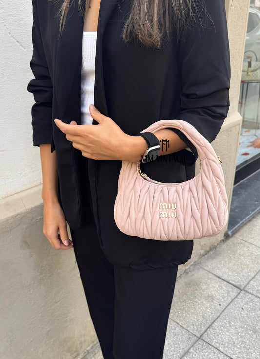 Borsa Hobo Wander Small Miu Miu