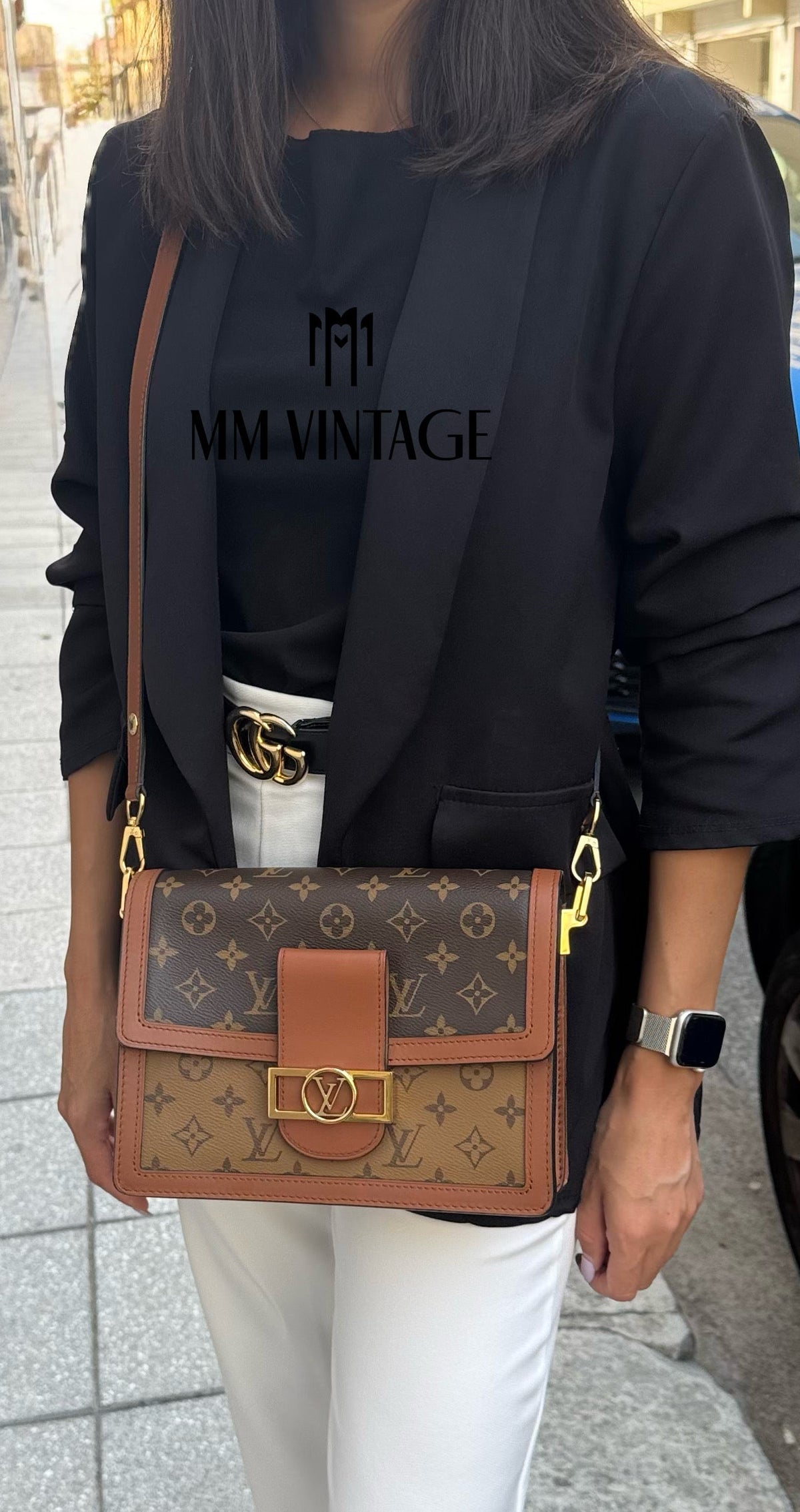 Borsa Dauphine MM Monogram/Monogram Reverse Louis Vuitton