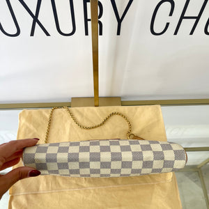 Pochette Eva Damier Azur Louis Vuitton