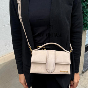 Borsa Le Grand Bambino in Nabuk Jacquemus