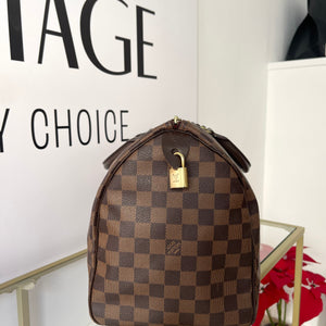 Borsa Speedy 35 Damier Ebène Louis Vuitton