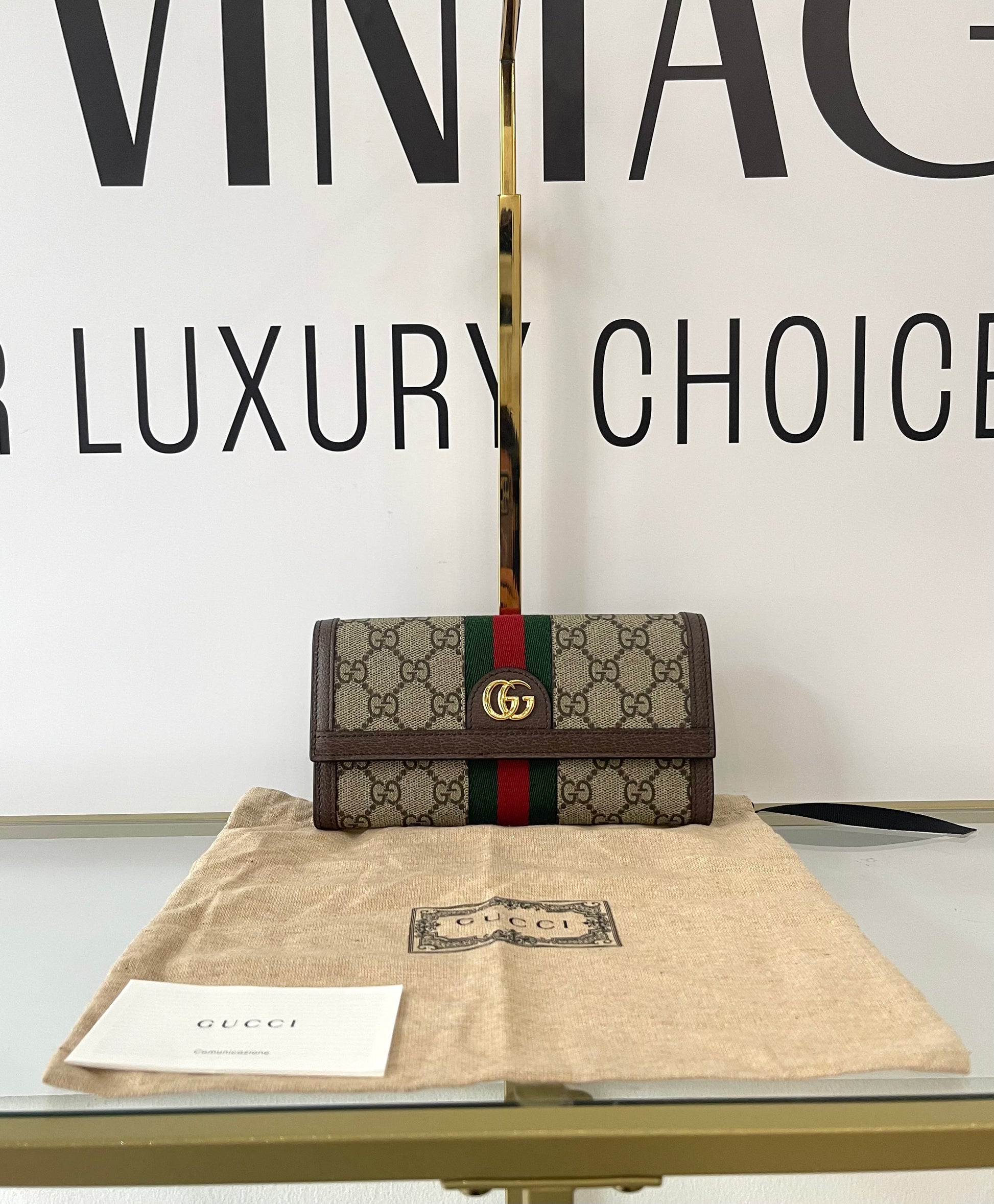 Portafoglio Continental Ophidia GG Gucci