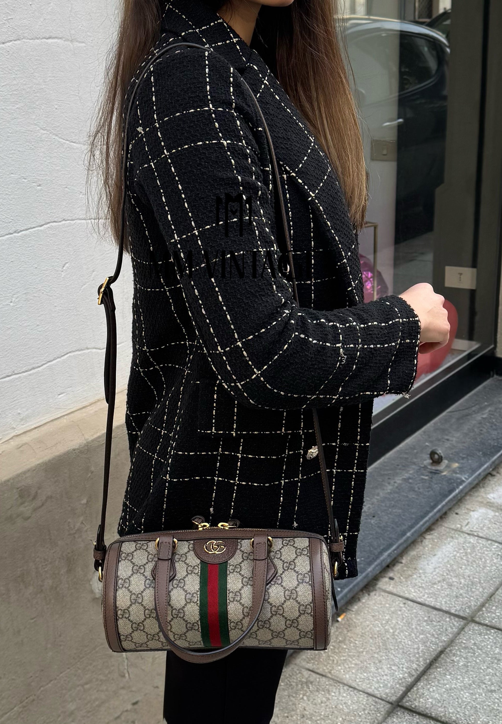 Borsa Ophidia Boston GG Supreme Gucci