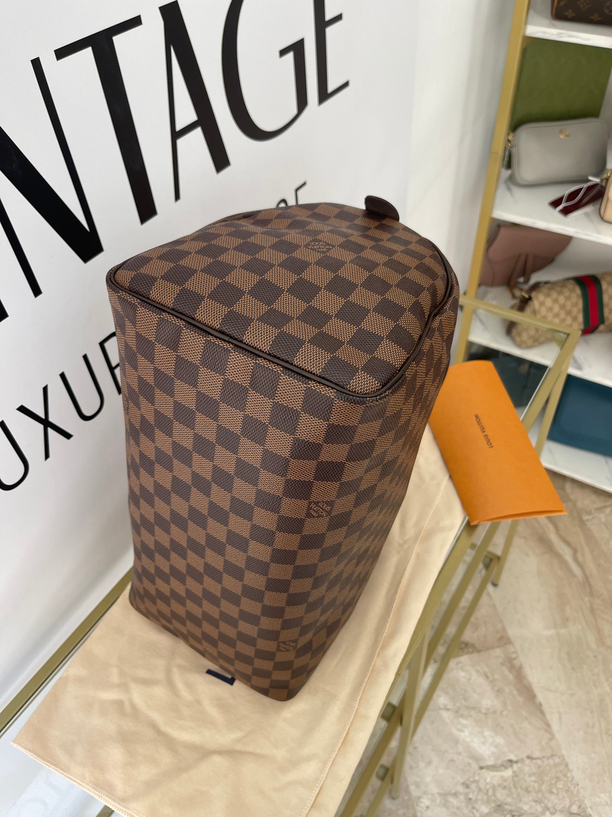 Borsa Speedy 35 Damier Ébène Louis Vuitton