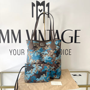 Borsa Shopping Camouflage GG Supreme Gucci