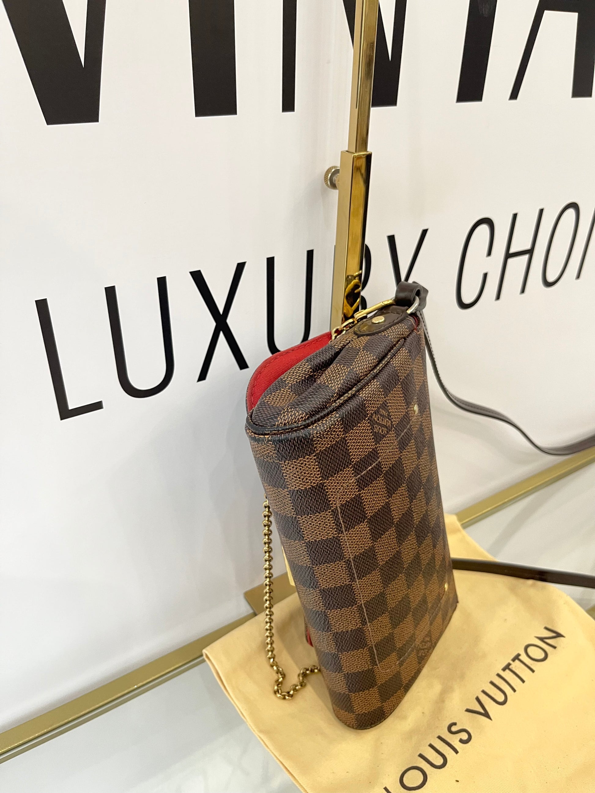 Borsa Favorite PM Damier Ébène Louis Vuitton