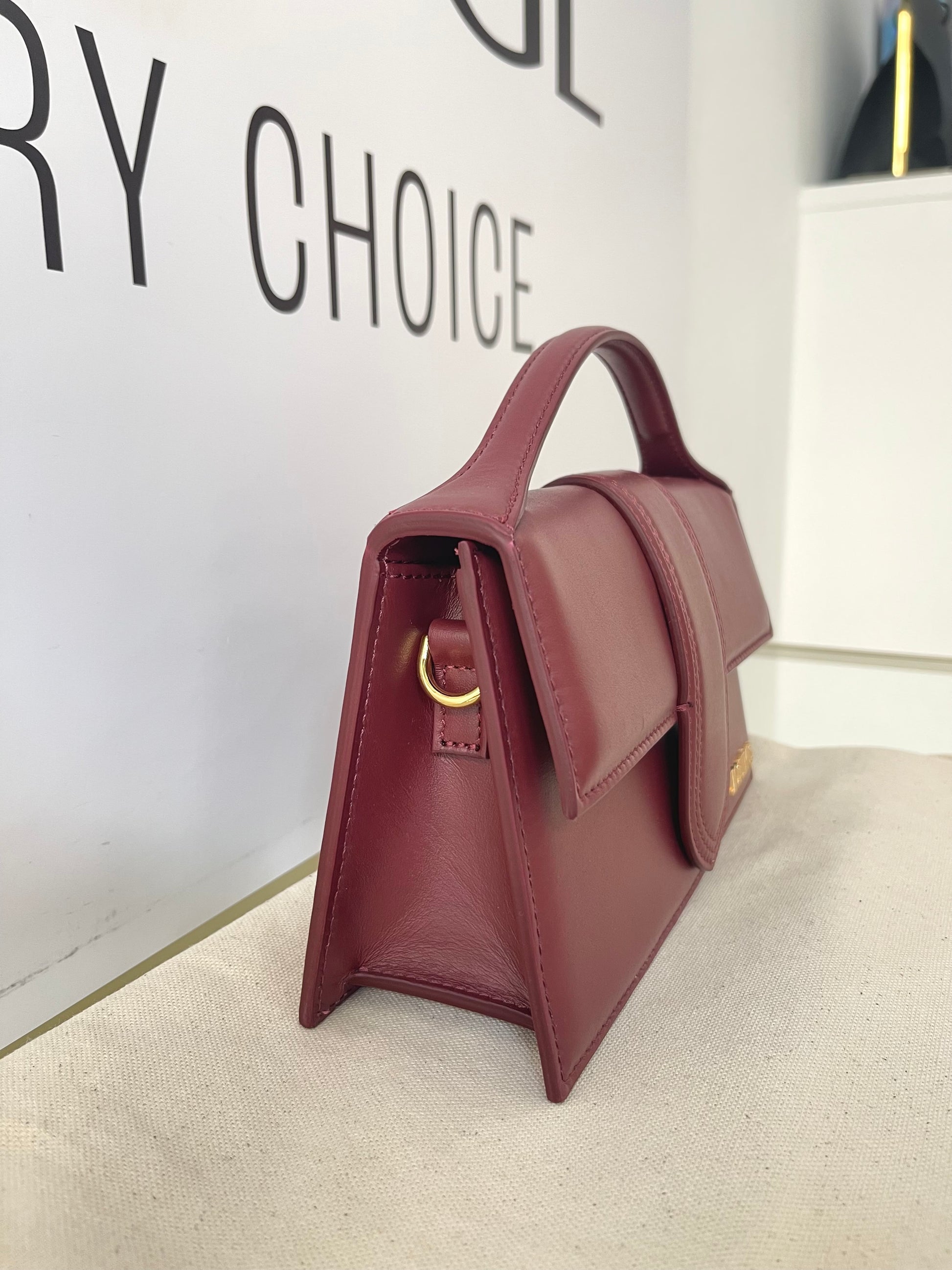 Borsa Le Grand Bambino Bordeaux Jacquemus