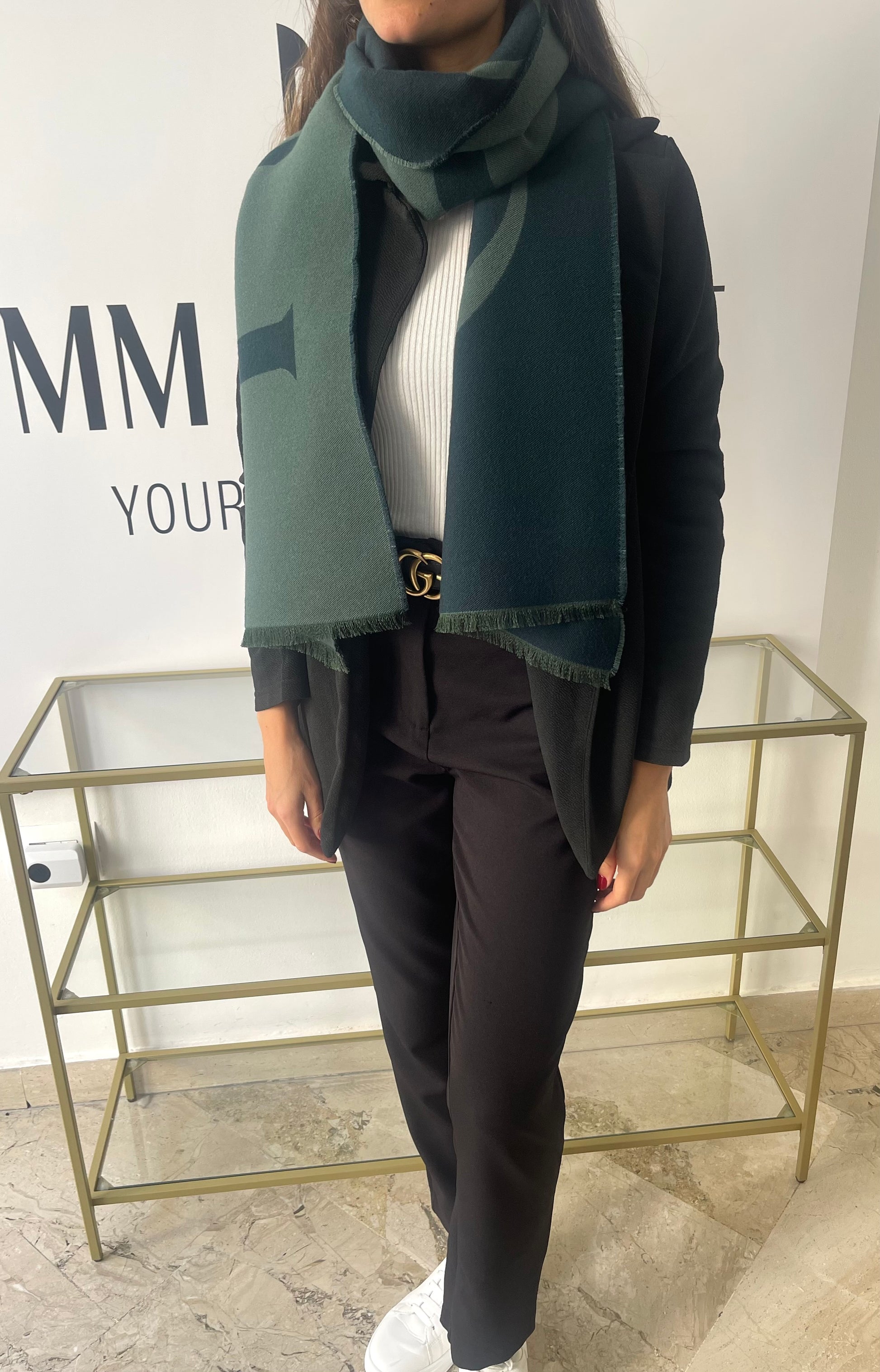 Sciarpa con logo Gucci