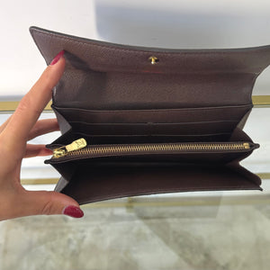 Portafoglio Sarah Damier Ebéne Louis Vuitton