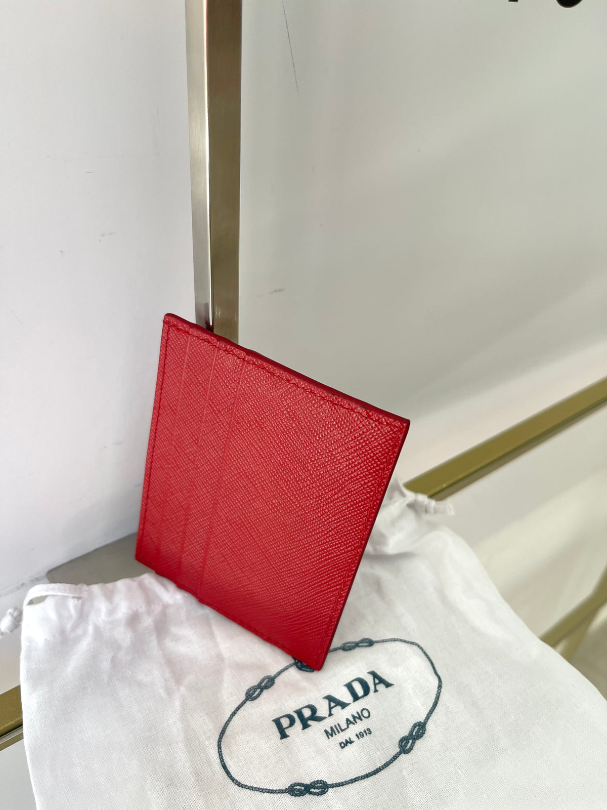 Portacarte in Saffiano Prada