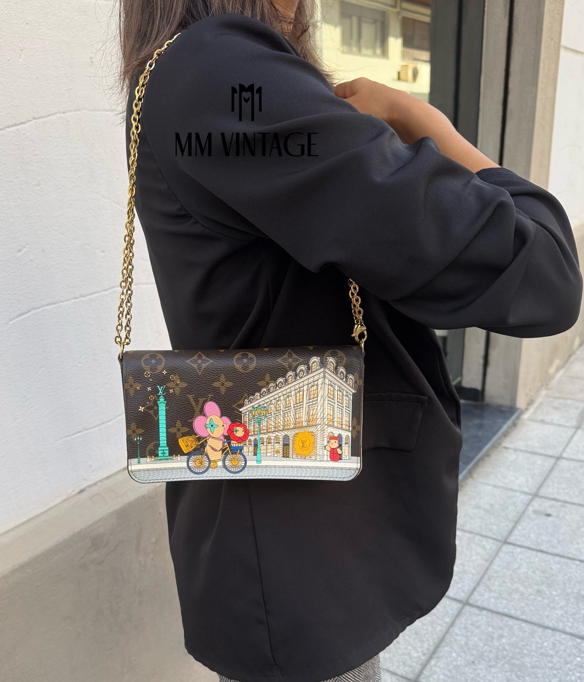 Borsa Félicie Vivienne Westwood in Paris Monogram Limited Edition Louis Vuitton