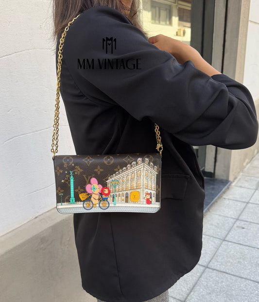 Borsa Félicie Vivienne Westwood in Paris Monogram Limited Edition Louis Vuitton