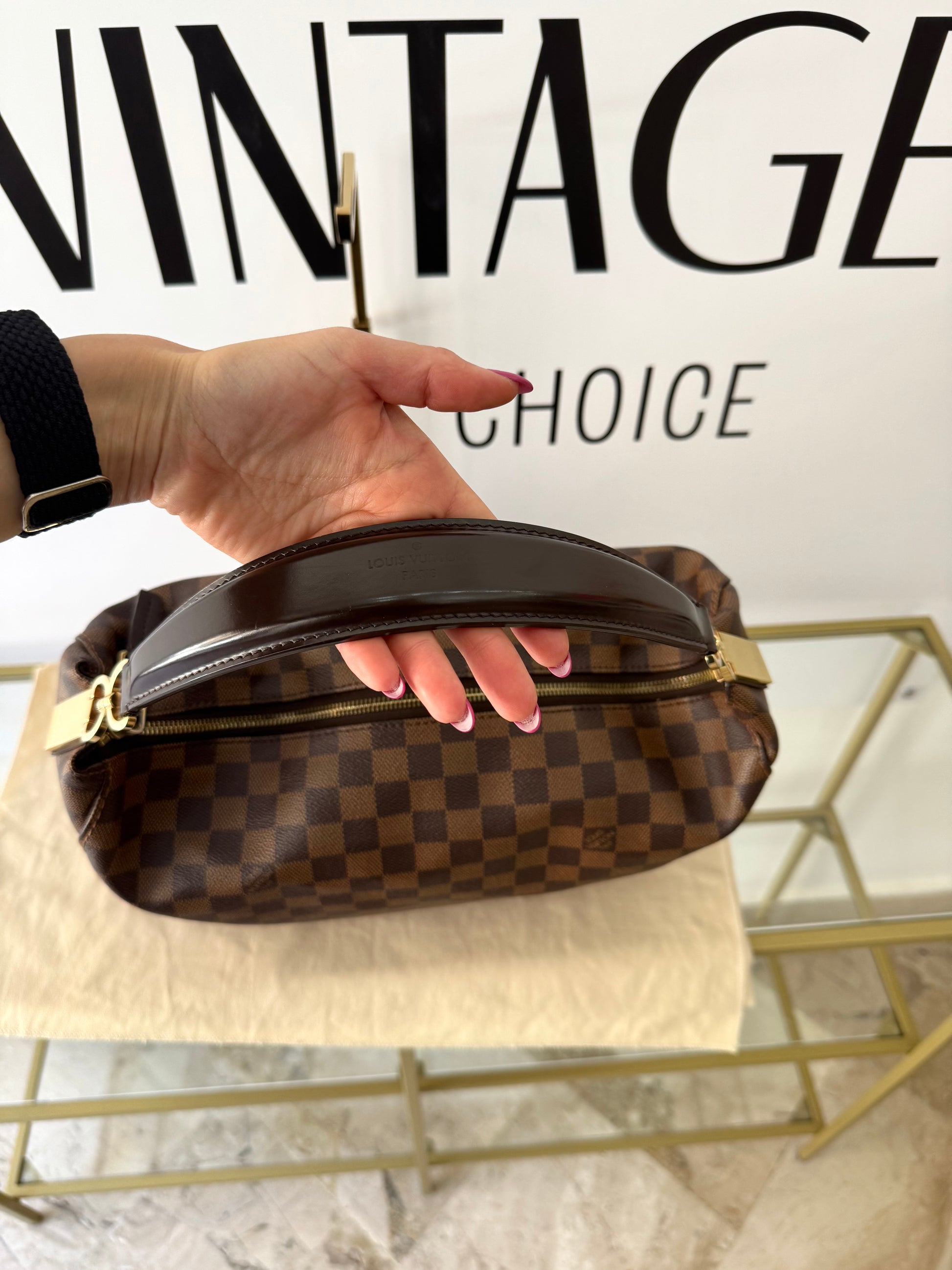 Borsa Portobello GM Damier Ebène Louis Vuitton