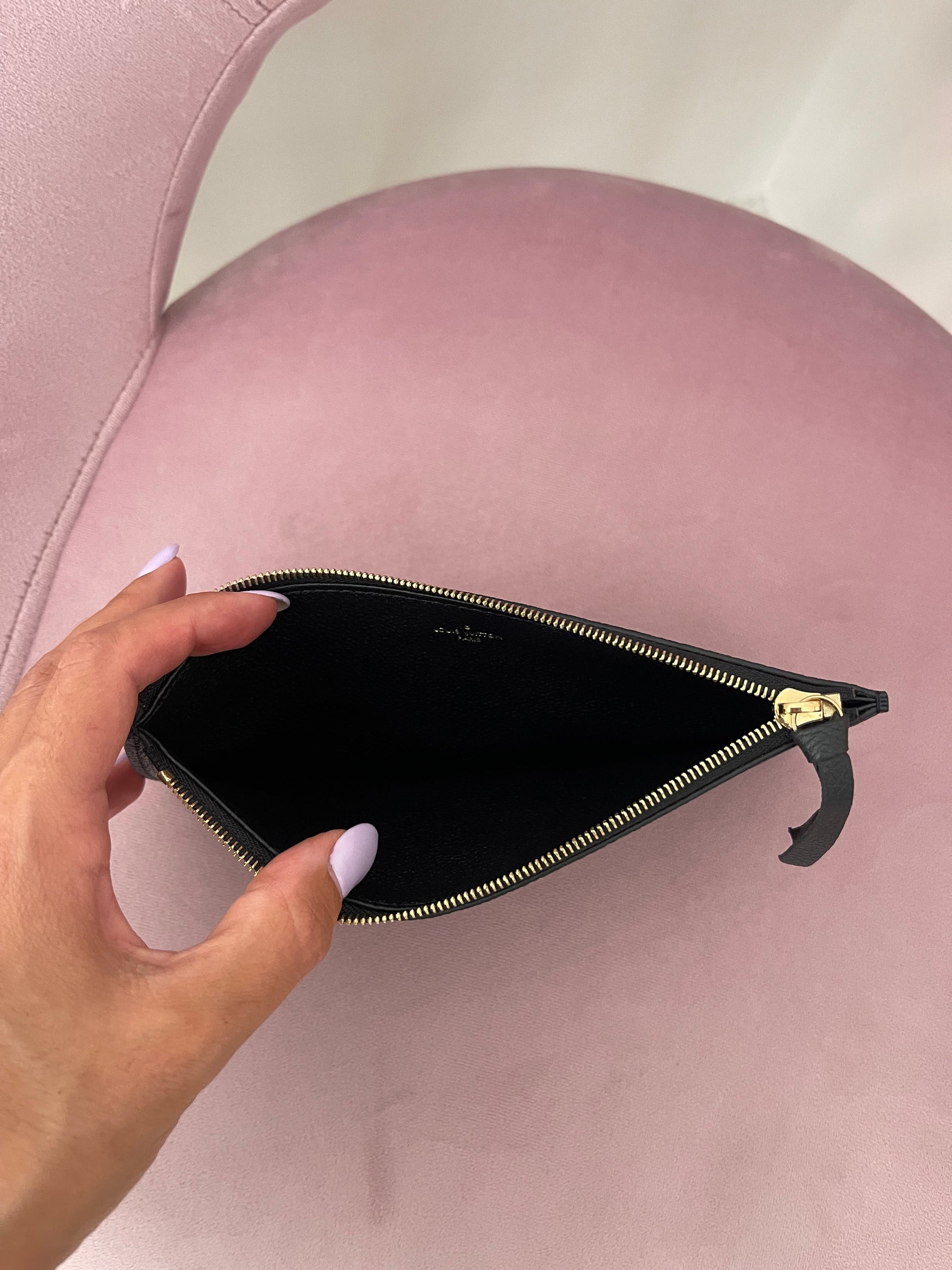 Pochette Félicie Monogram Empreinte Bicolor Louis Vuitton
