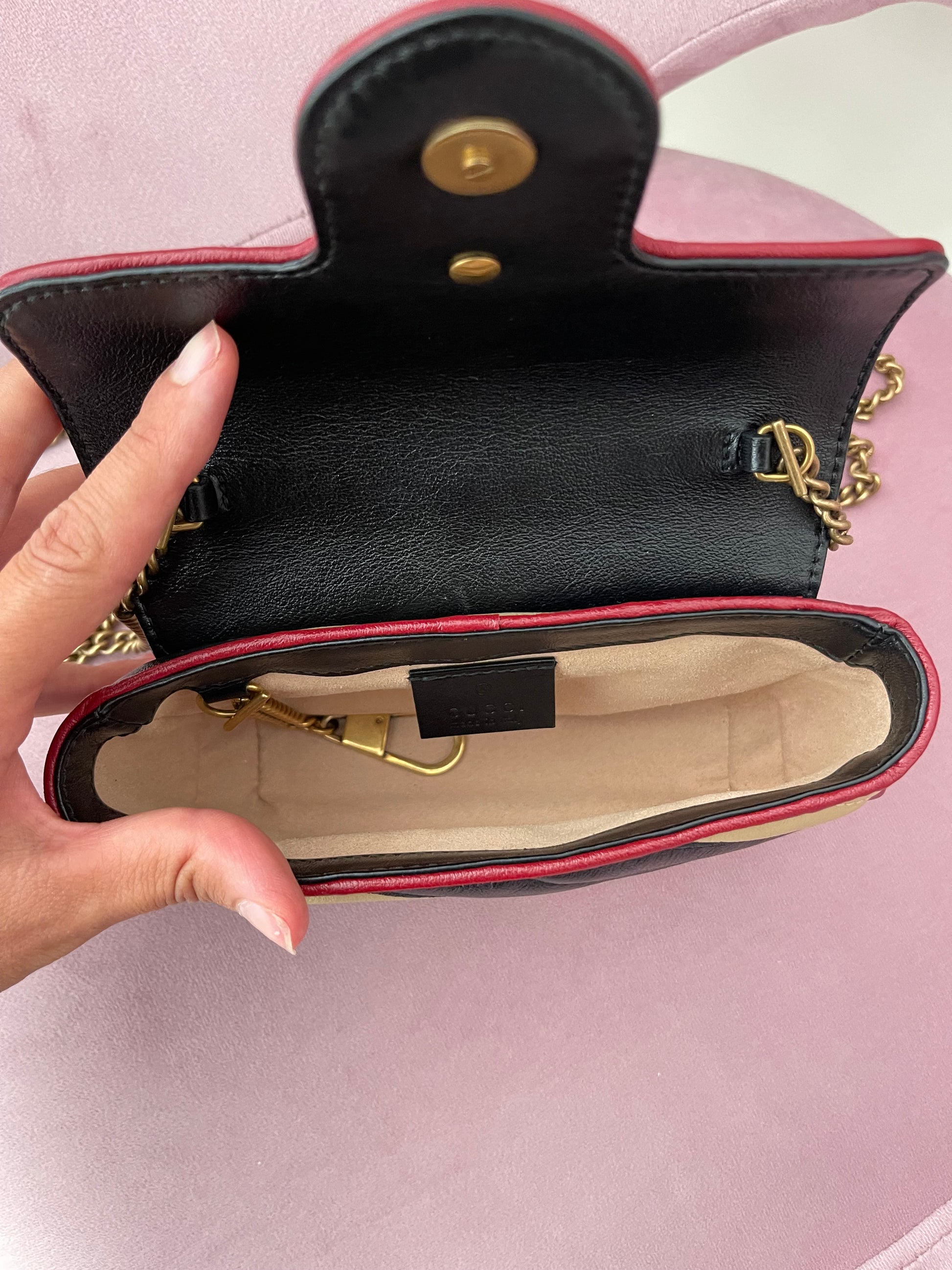 Borsa Mini Marmont GG Torchon Gucci