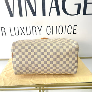Borsa Speedy 35 Damier Azur Louis Vuitton