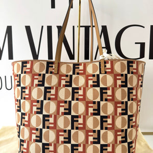 Borsa Shopping Roll Large Reversibile Fendi