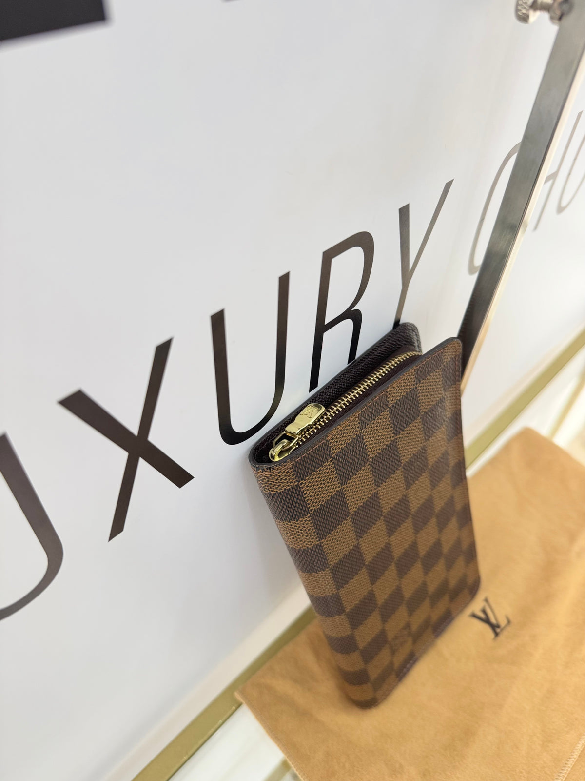 Portafoglio Zippy Damier Ebène Louis Vuitton