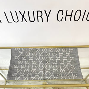 Stola GG in Lana e Seta reversibile Gucci