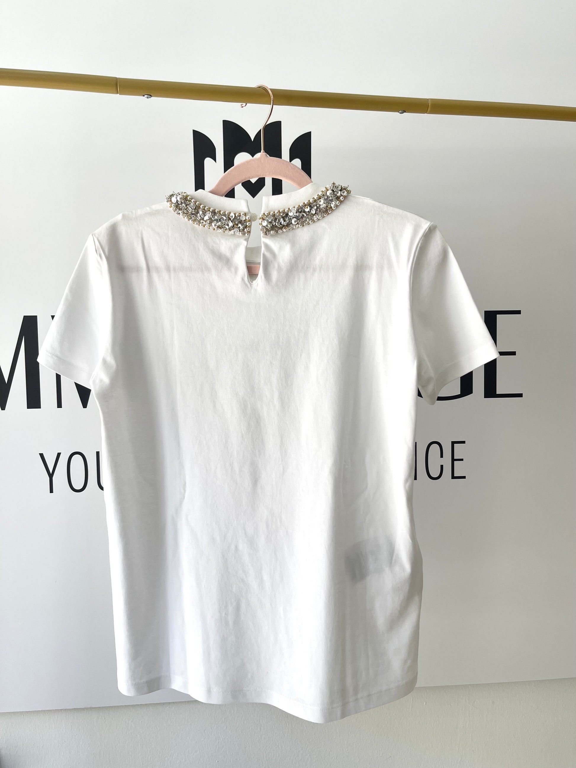 T-Shirt in cotone Miu Miu