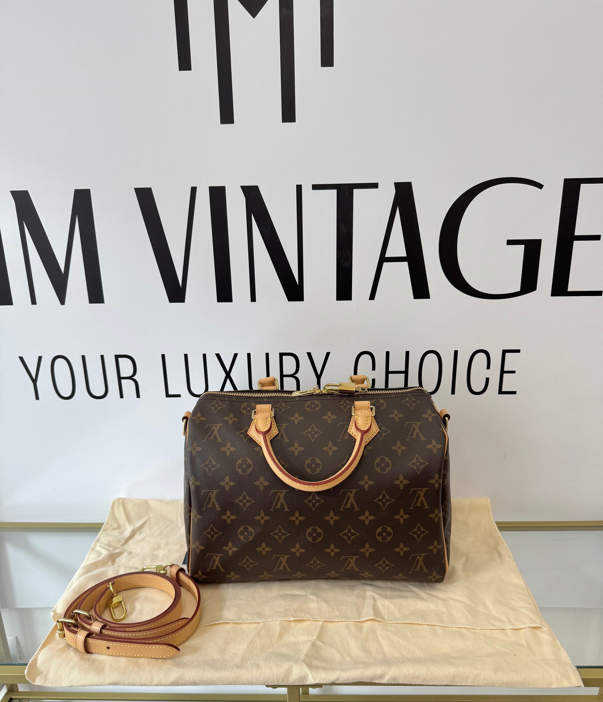 Borsa Speedy Bandoulière 30 Monogram Louis Vuitton