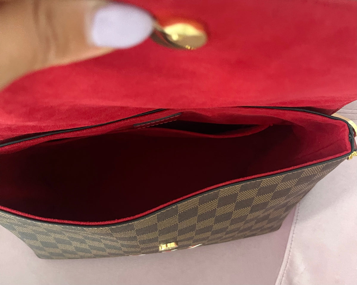 Borsa Beaubourg MM Damier Ebène Louis Vuitton