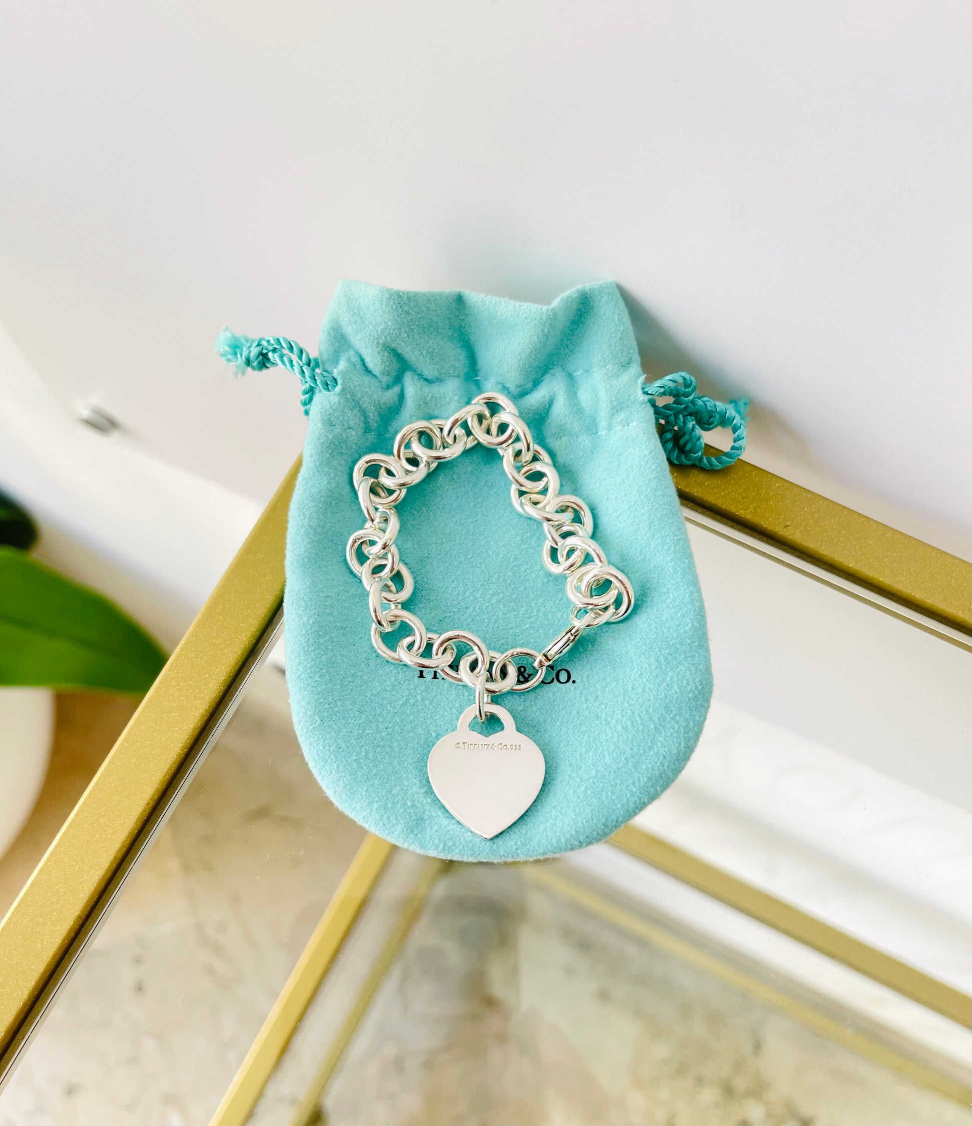 Bracciale a maglie cuore M Tiffany