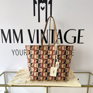 Borsa Shopping Roll Large Reversibile Fendi