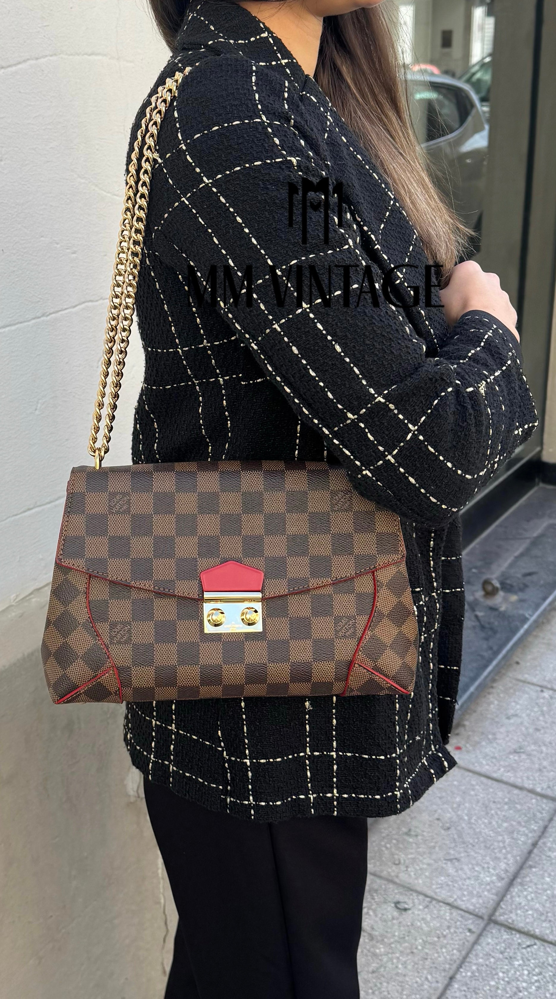 Borsa Caissa Damier Ebéne Louis Vuitton