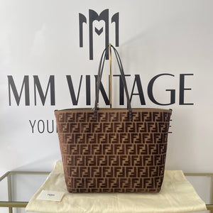 Borsa Zucca Roll reversibile Large Fendi