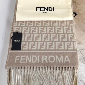 Sciarpa con motivo FF Jacquard Fendi