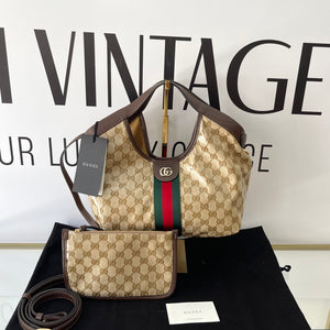 Borsa Shopping Giglio GG Crystal Gucci